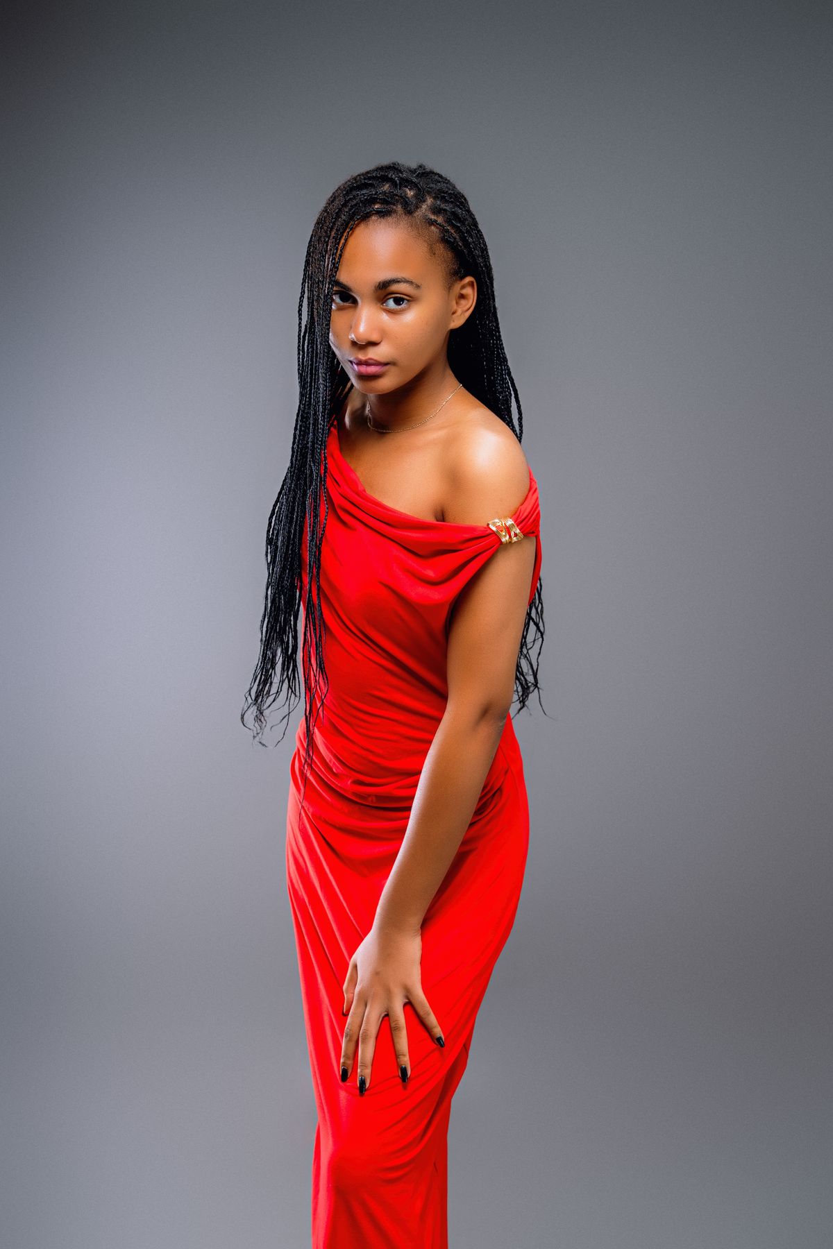 Classic Red Wrap Dress